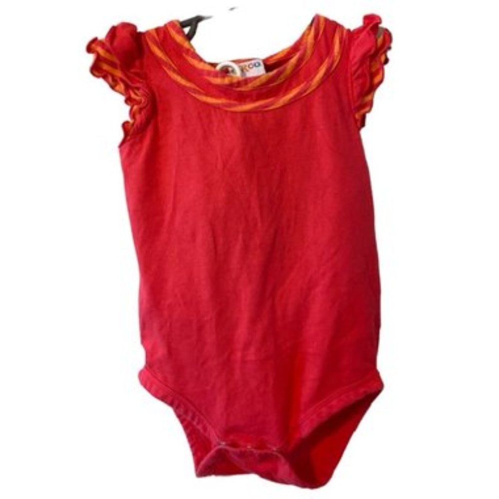 12m Circo Coral and Orange Skort Set